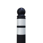 Lightweight Reflective Black Guide Post