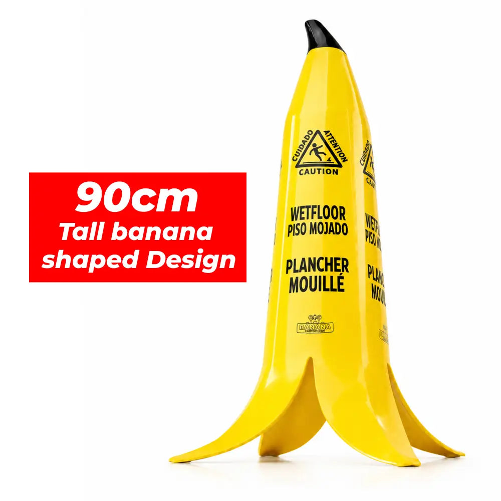 Tall Banana Floor Sign