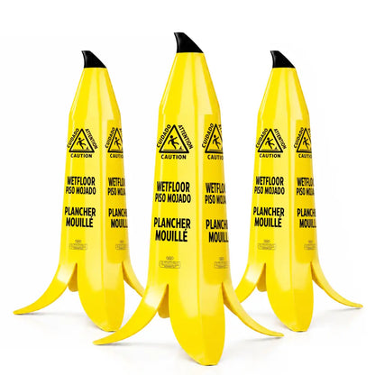 Banana Wet Floor Cone 3pcs