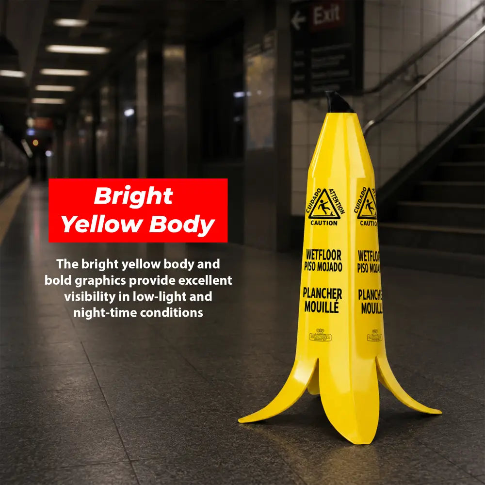 Yellow Banana Floor Sign