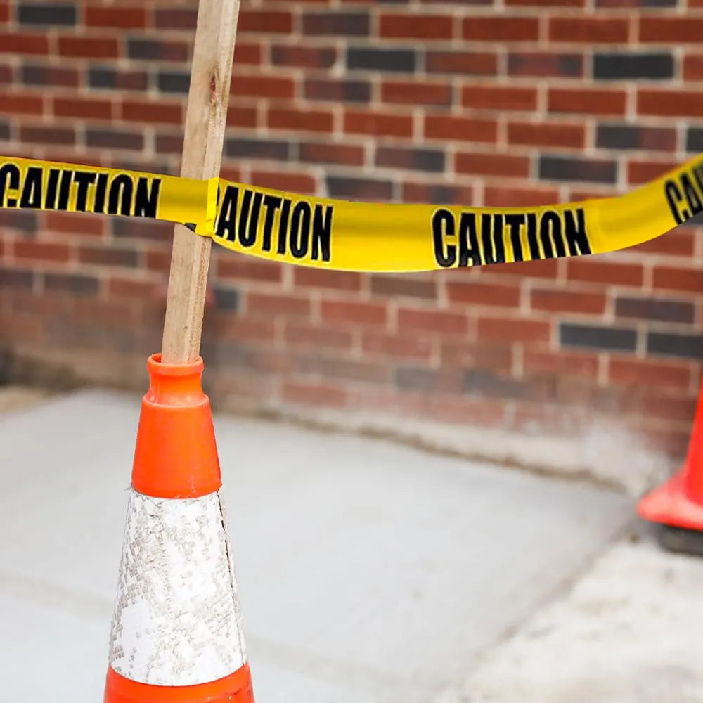 Access Control Yellow Warning Tape