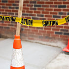 Access Control Yellow Warning Tape