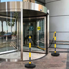 Barrier Post Yellow and Black
