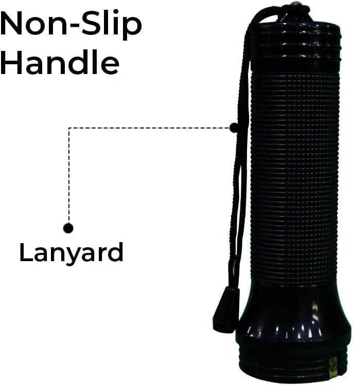 Safety baton red with non slip handle