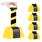 5 Meter Queue Barrier Belt - Yellow Retractable Belt Wall Mount