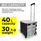 Big Capacity Foldable Plastic Cart