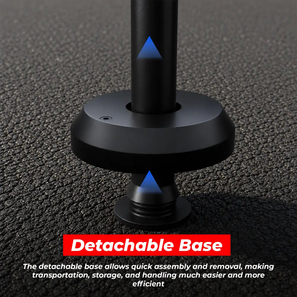 Reflective delineator with detachable base