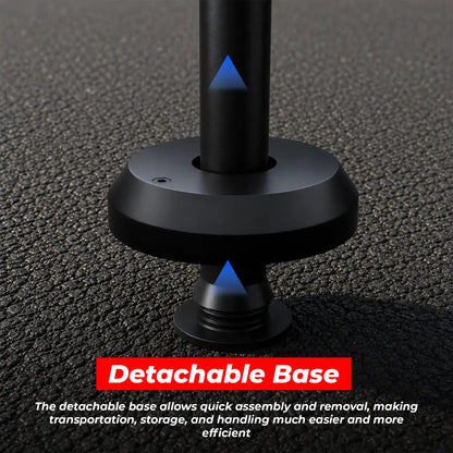 Reflective delineator with detachable base