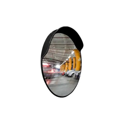 18" Convex Mirror - Black | 45CM Automotive Safety Mirror