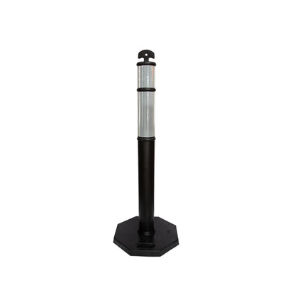 Black Delineator Post