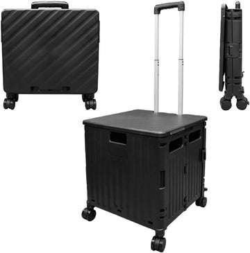 Foldable Shopping Cart with Lid