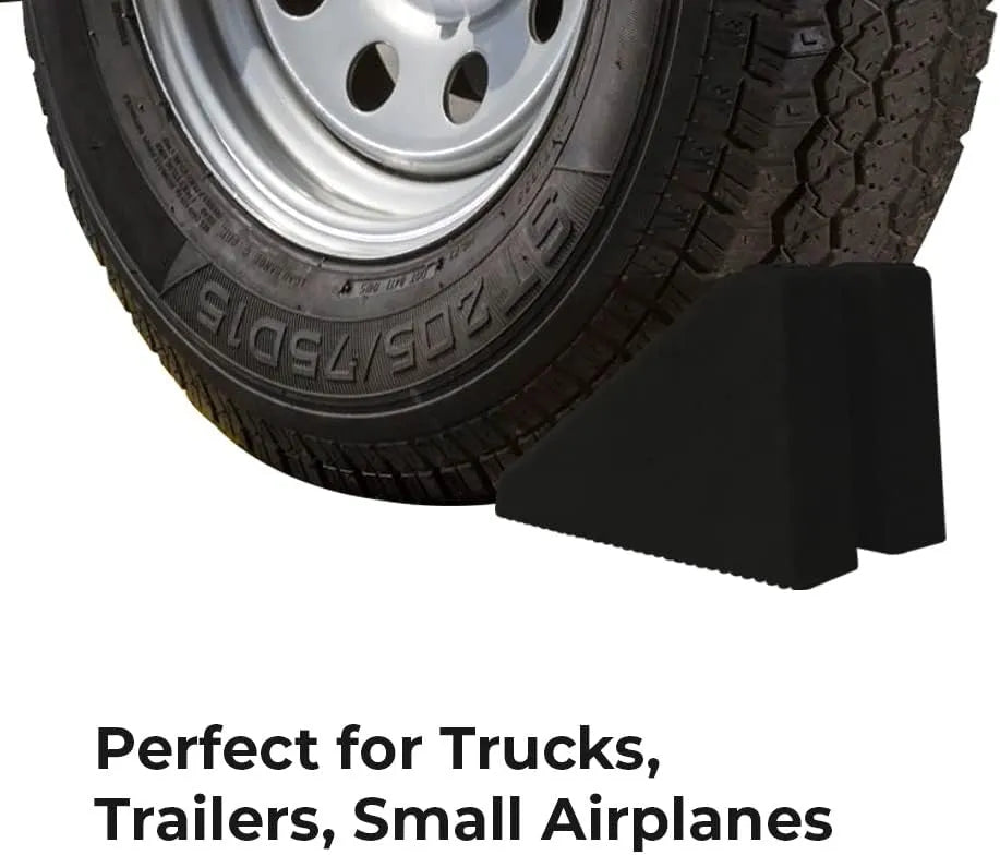 Black rubber car stopper