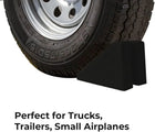Black rubber car stopper