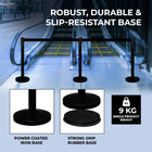 Access Control Black Stanchion Barrier