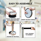 High Quality Black Stanchion Post