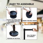 High Durable Stanchion Posts Barrier