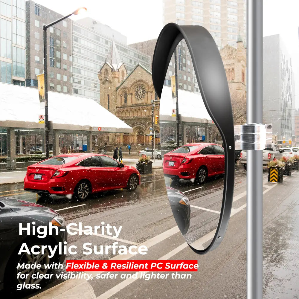 blind spot mirror 100cm black
