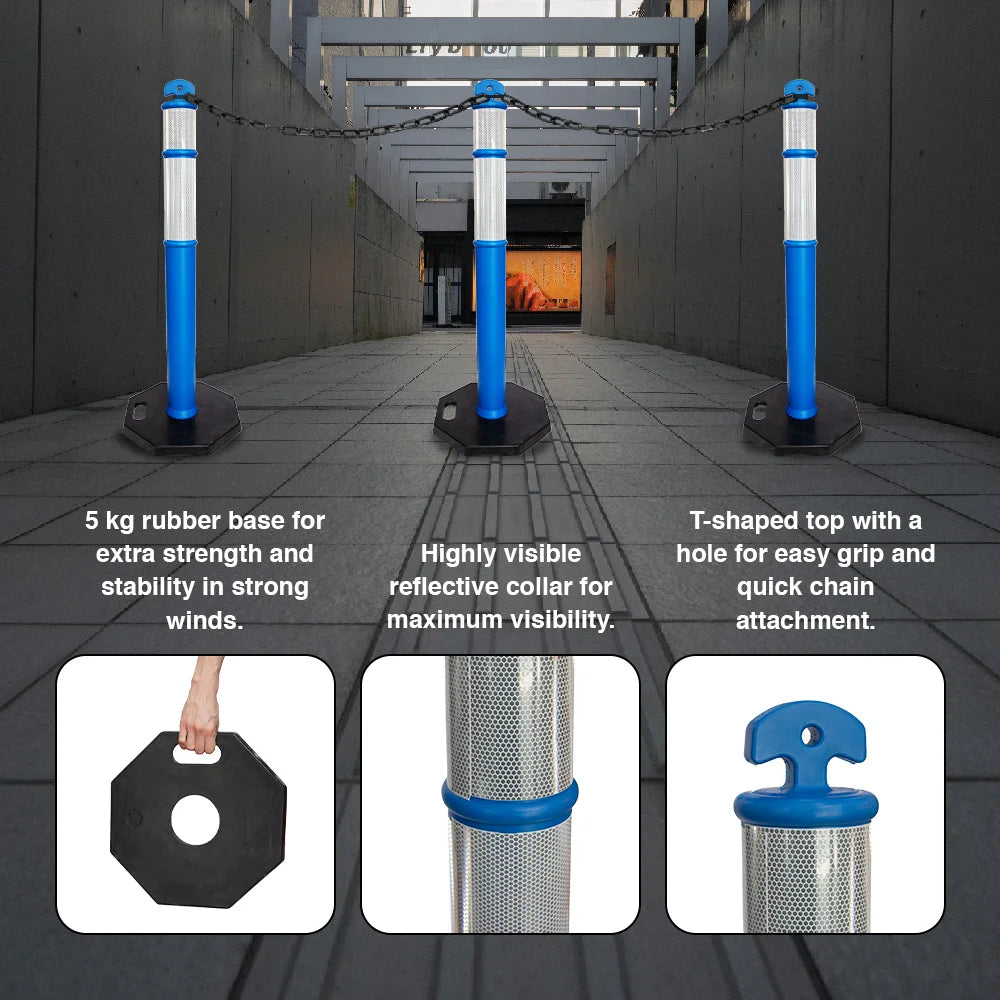 Blue Delineators For Sale