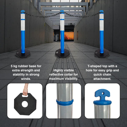 Blue Delineators For Sale