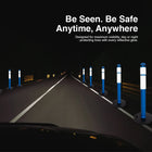 High visibility reflective road post