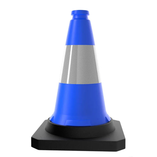 Blue traffic safety cone 1pc