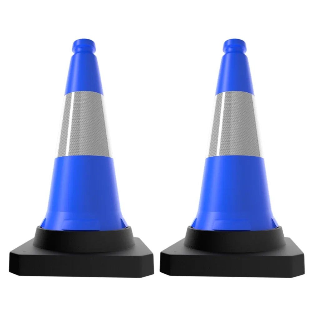 Blue traffic safety cone 2pcs
