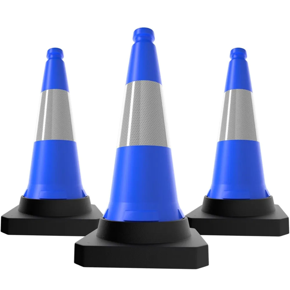 Blue safety cone 3pcs