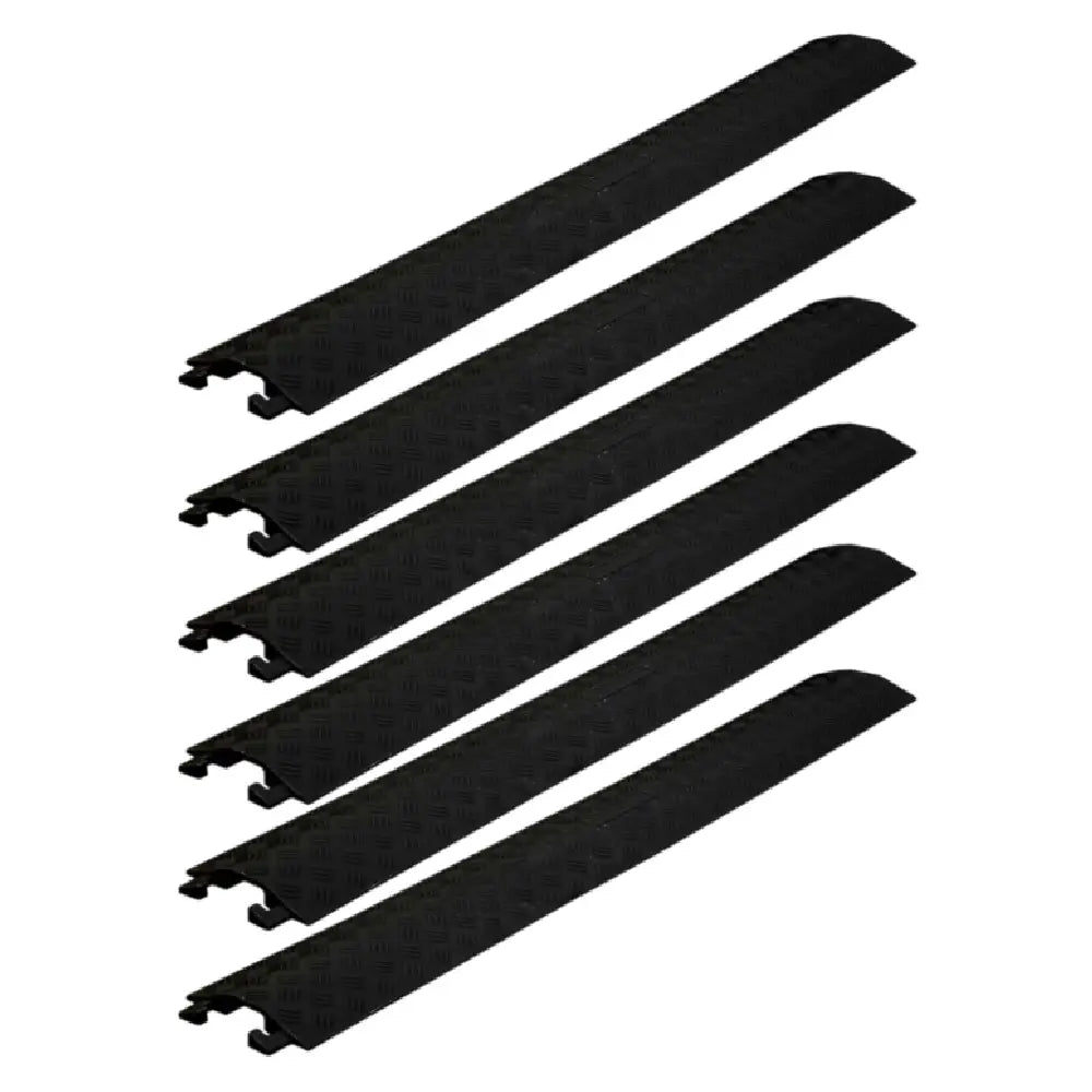 Cable Protector 40 x 5.2 Inch Single Channel Floor Cord Cover Black