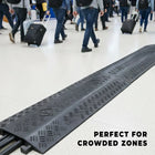 cable cover Perfect for crowded zones' on a light background