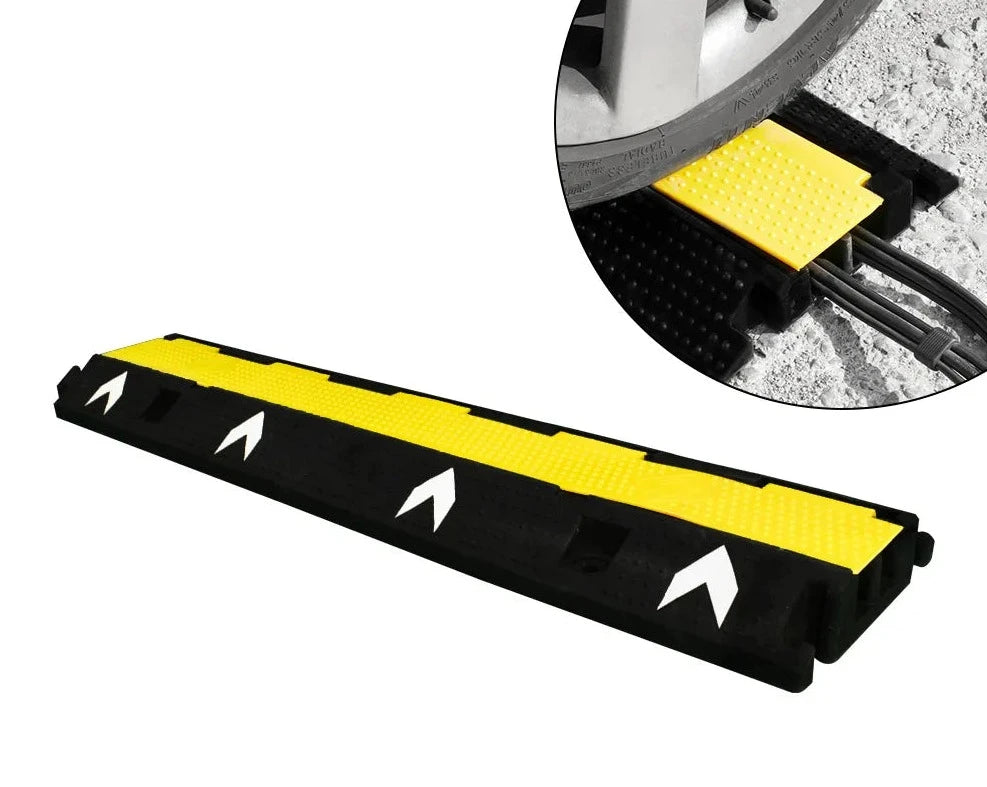 Cable Protector Grippier and Stable Base Commercial Grade Rubber