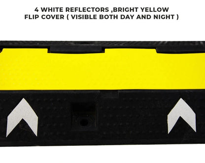 Cable-Protector-With-4-White-Reflectors-Bright-Yellow-Flip-Cover