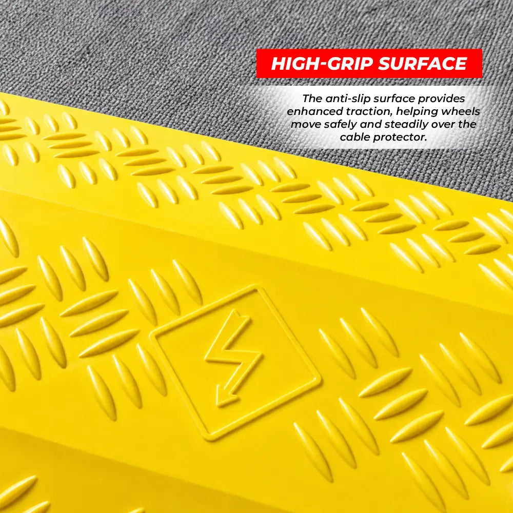High grip surface cable ramp