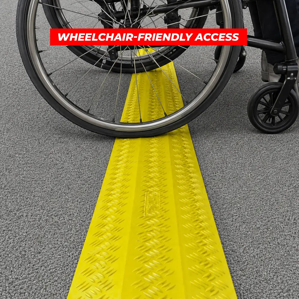 Single channel cable ramp