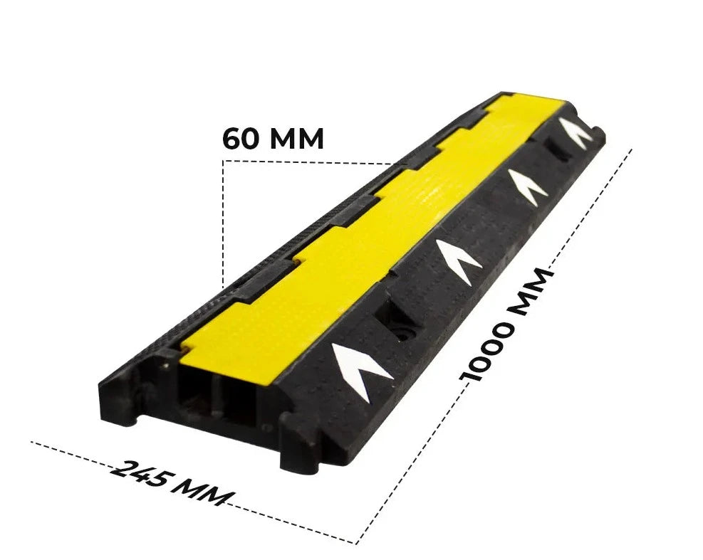 2 Channel Cable Protector Ramp Dimension