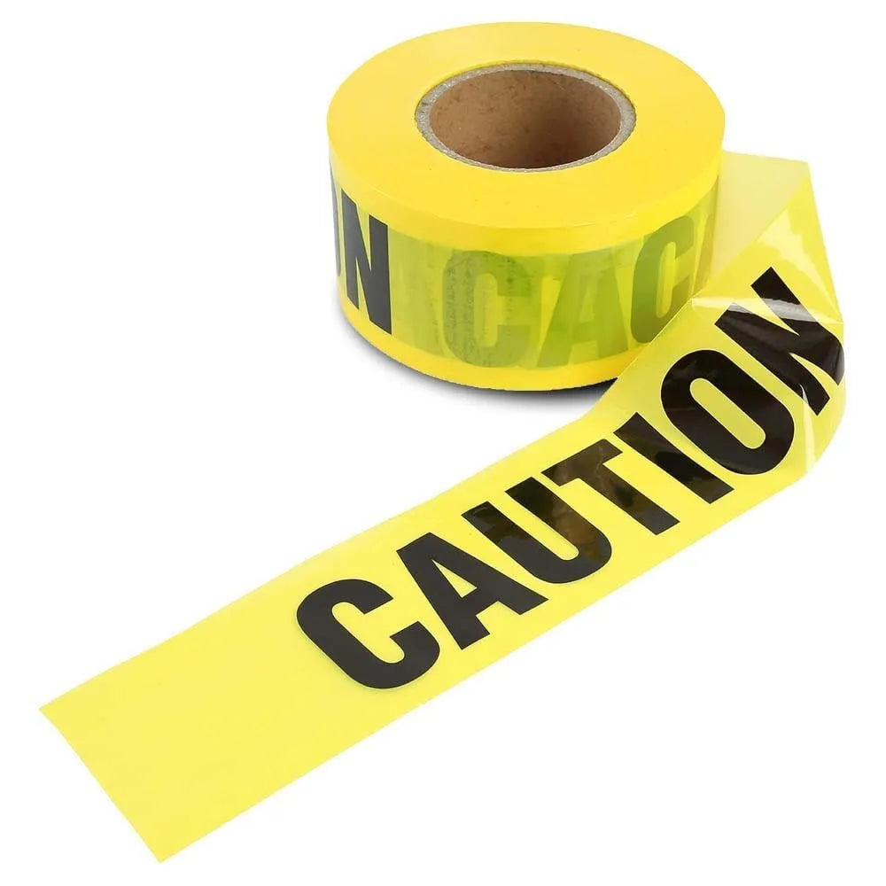 Caution Tape Floor Yellow