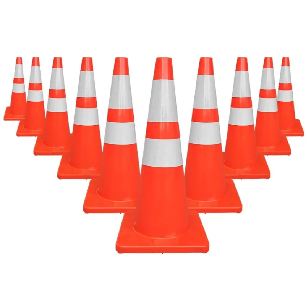 28 Inch Flexible Traffic Cone for Road Safety