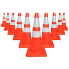 28 Inch Flexible Traffic Cone for Road Safety
