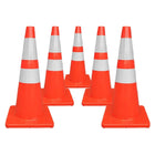 28 Inch Flexible Traffic Cone for Road Safety