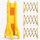 Barrière de sécurité extensible de 8.2 pi │ Barricade durable en plastique – Jaune et noir
