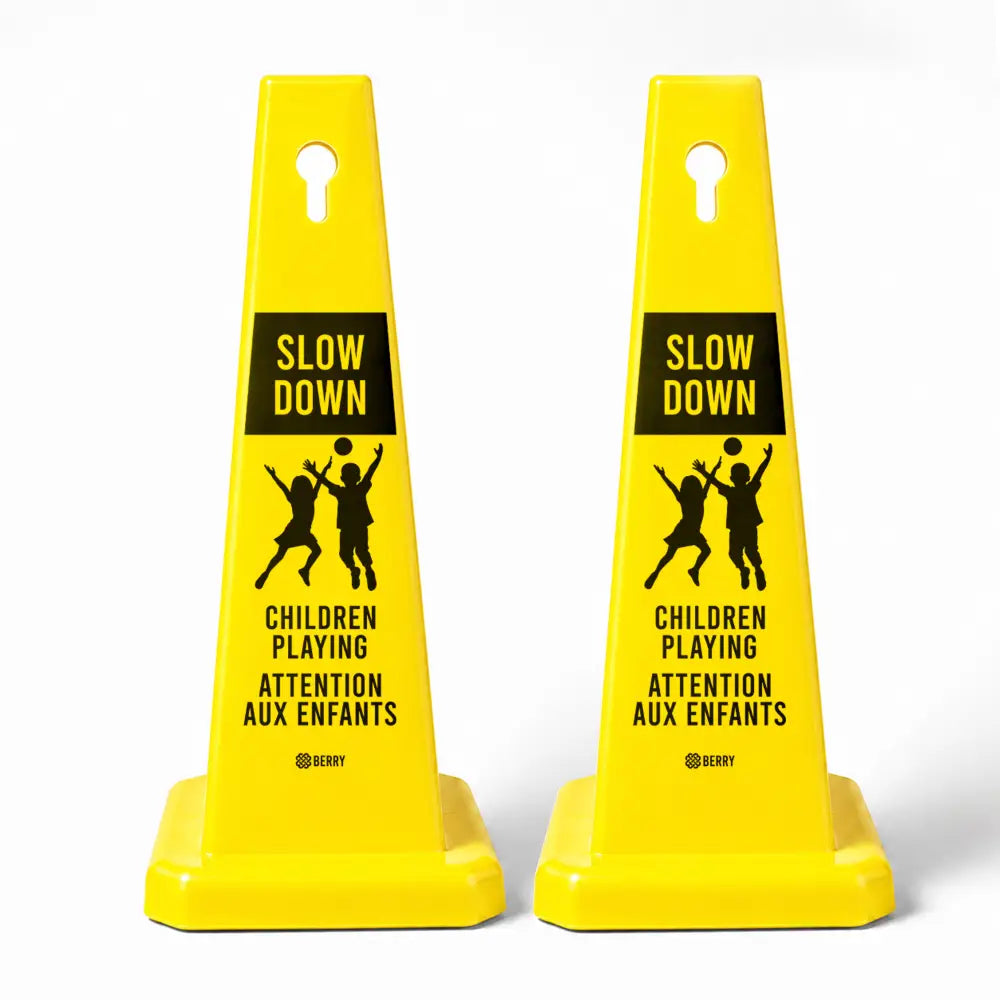 Slow Down Children Playing Cone 2P