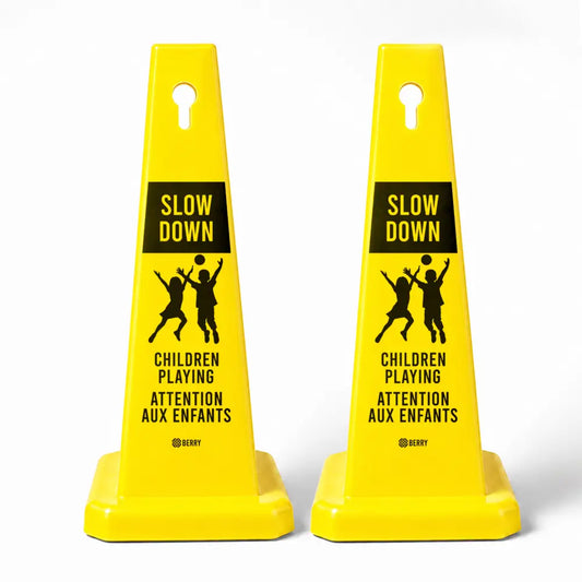 Slow Down Children Playing Cone 2P