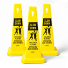 Slow Down Children Playing Cone 3P