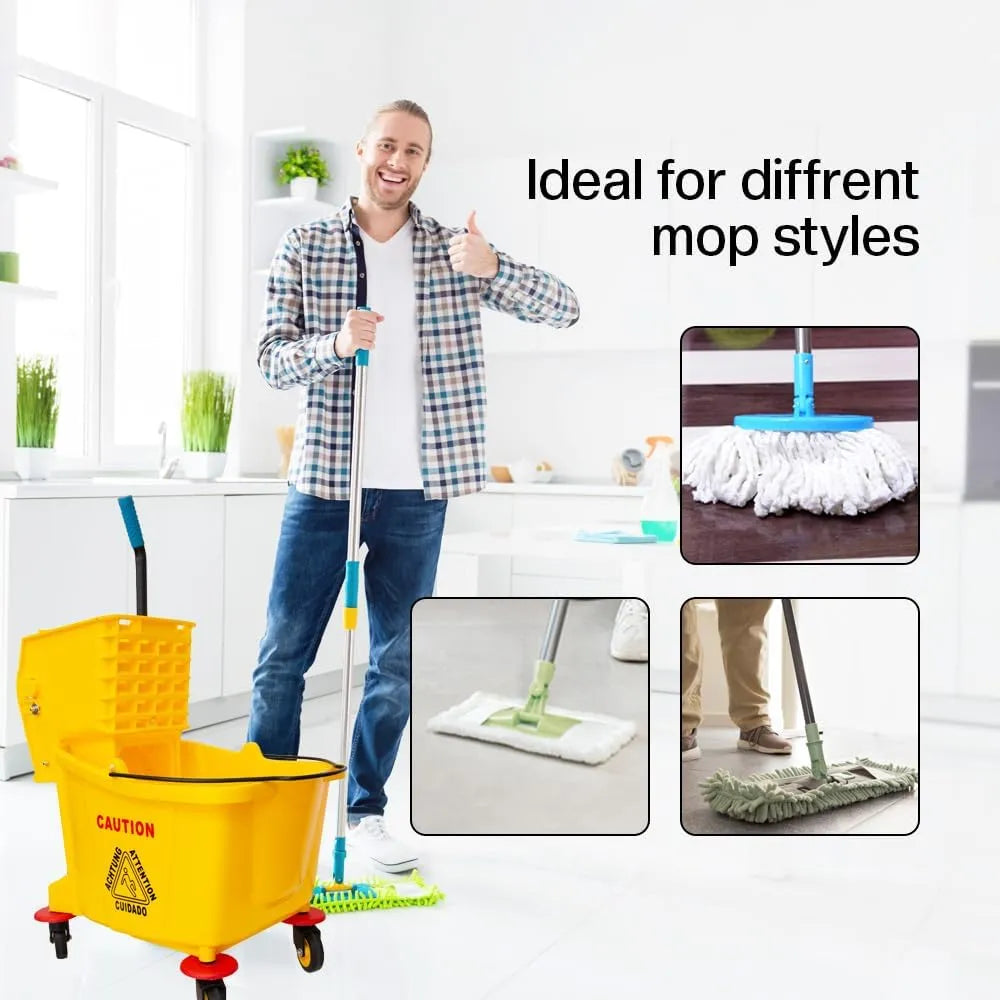 32L Cleaning Cart on Wheels