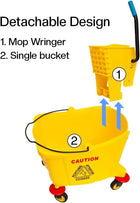 Cleaning Trolley Detachable & With Mop Wringer