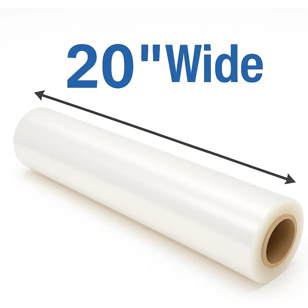 heavy duty clear shrink wrap roll for shipping and storage use