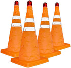 Collapsible safety cone