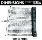 construction mesh netting black