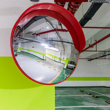 Rust resistant road safety mirror