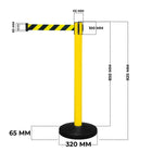 Rust Resistant Crowd Barriers Dimension
