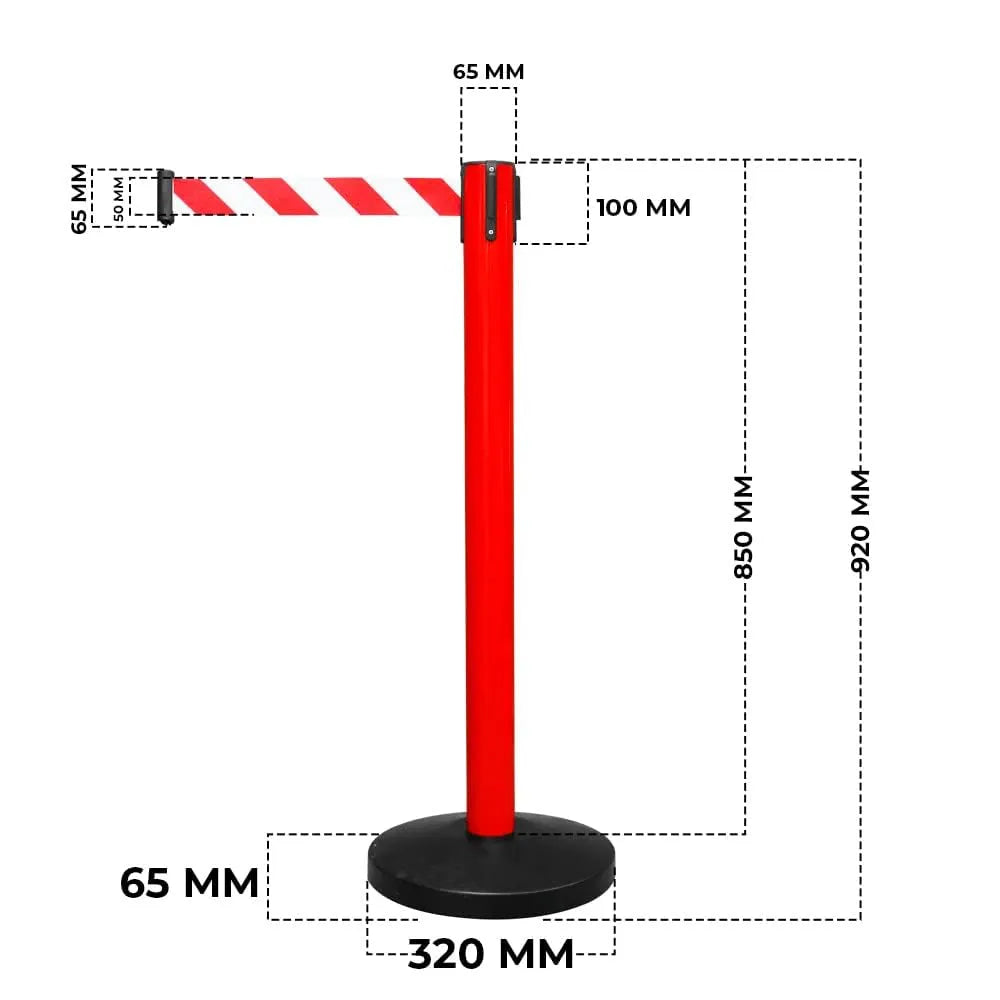 Crowd Access Control Red Dimensions